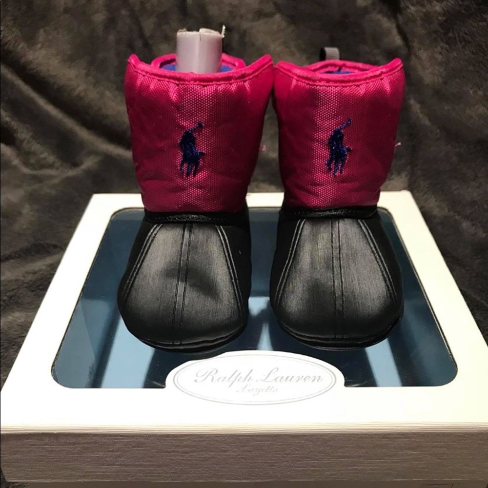 Ralph Lauren crib boots